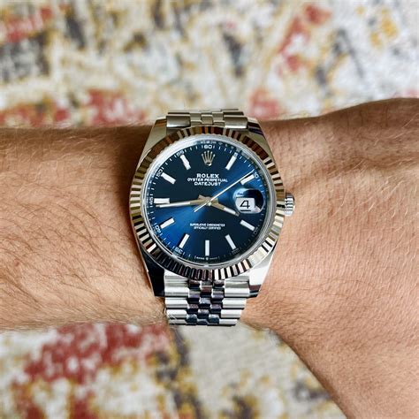 rolex datejust azure blue|2022 rolex datejust 41mm.